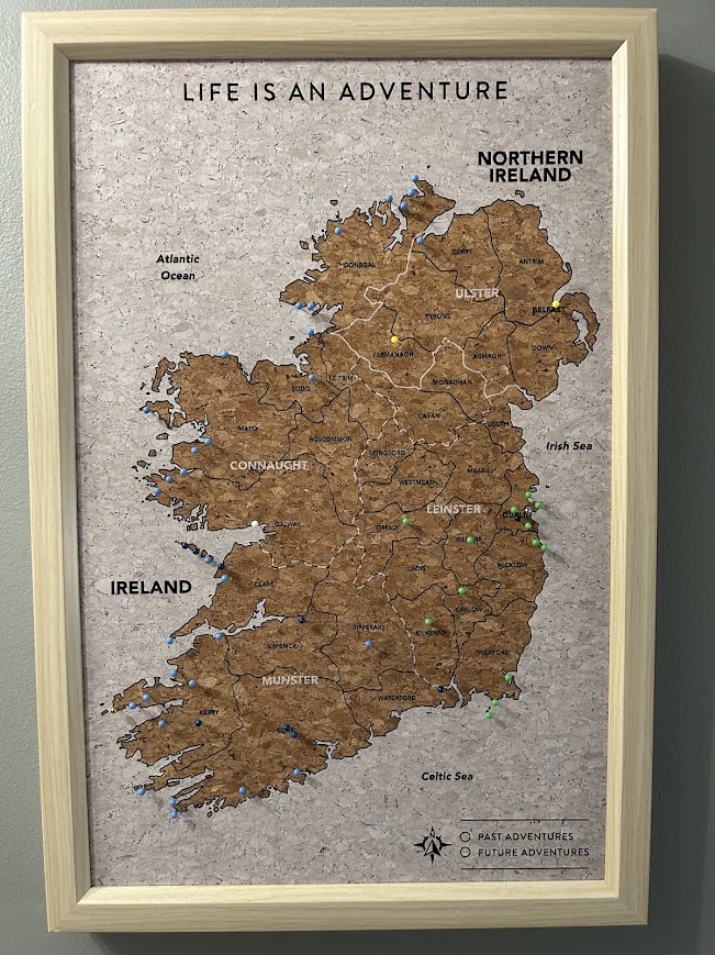Ireland pin map